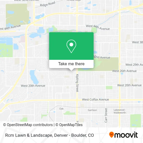 Rcm Lawn & Landscape map
