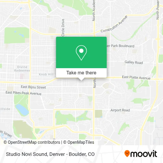 Studio Novi Sound map