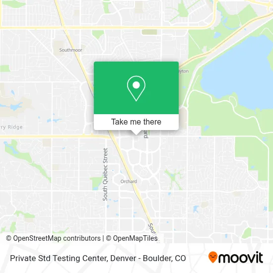 Private Std Testing Center map