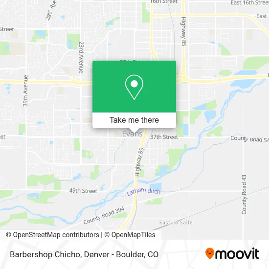 Barbershop Chicho map