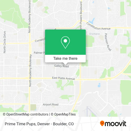 Prime Time Pups map
