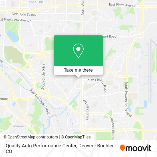 Quality Auto Performance Center map