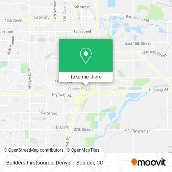 Builders Firstsource map