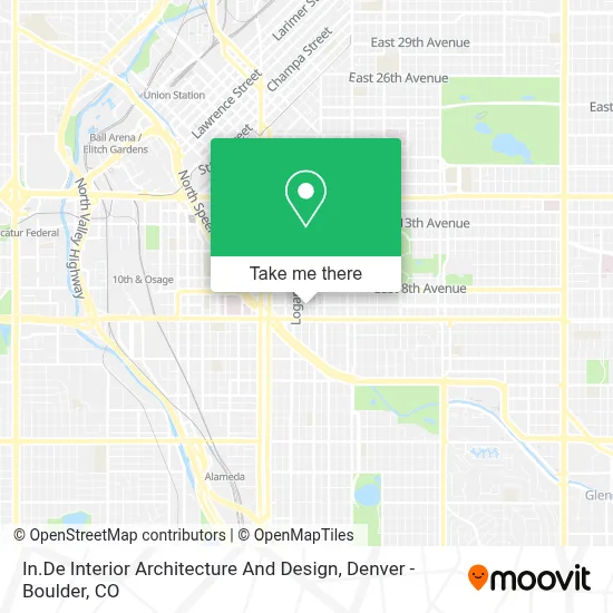 In.De Interior Architecture And Design map