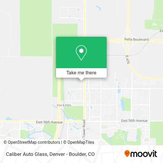 Caliber Auto Glass map