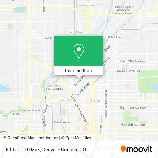Fifth Third Bank map