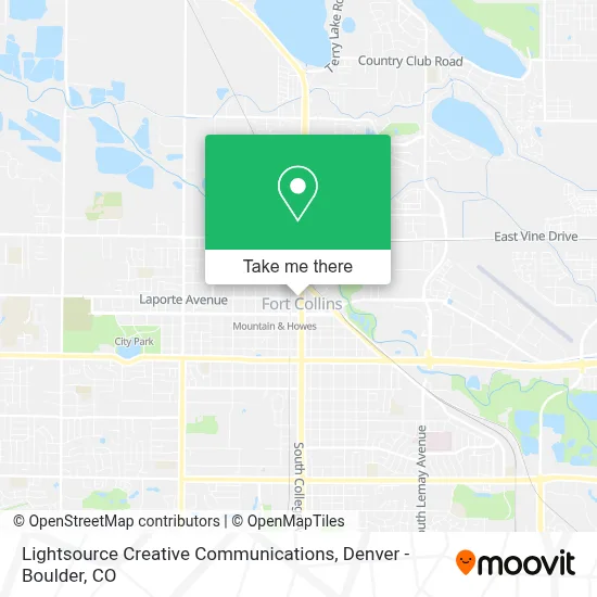 Lightsource Creative Communications map