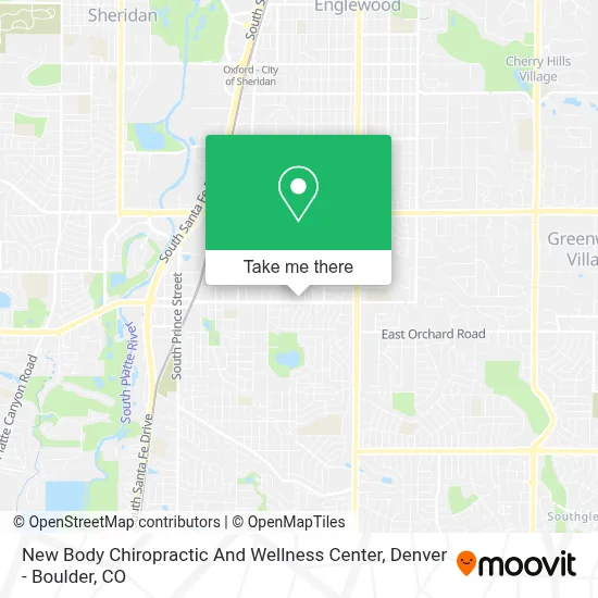 New Body Chiropractic And Wellness Center map