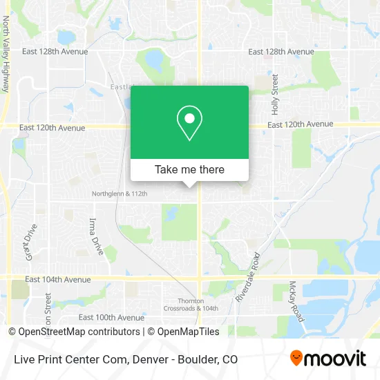 Live Print Center Com map