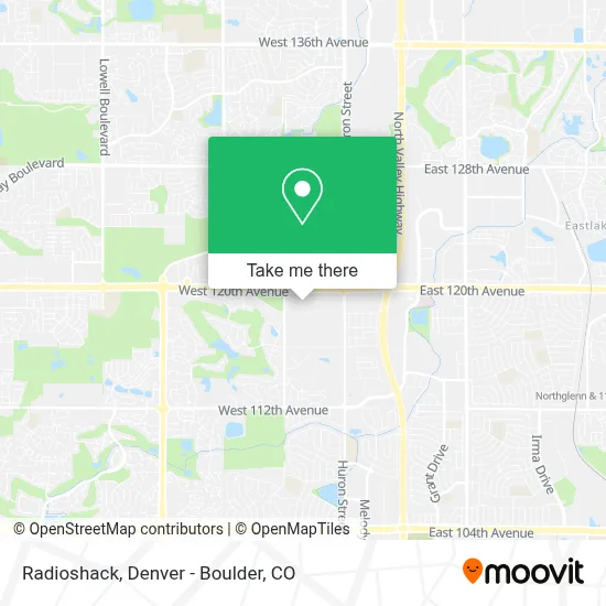 Radioshack map
