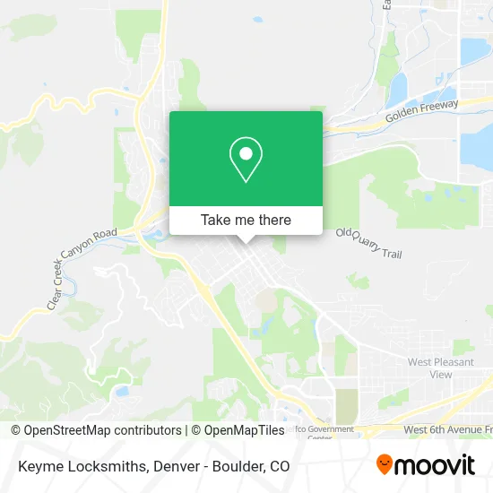 Keyme Locksmiths map