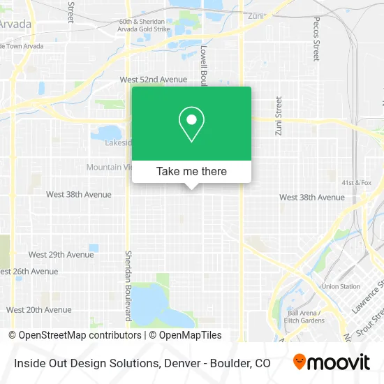 Inside Out Design Solutions map