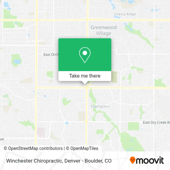 Winchester Chiropractic map