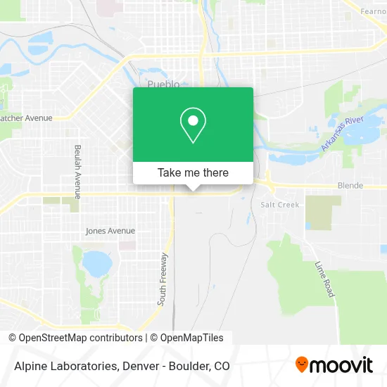 Alpine Laboratories map