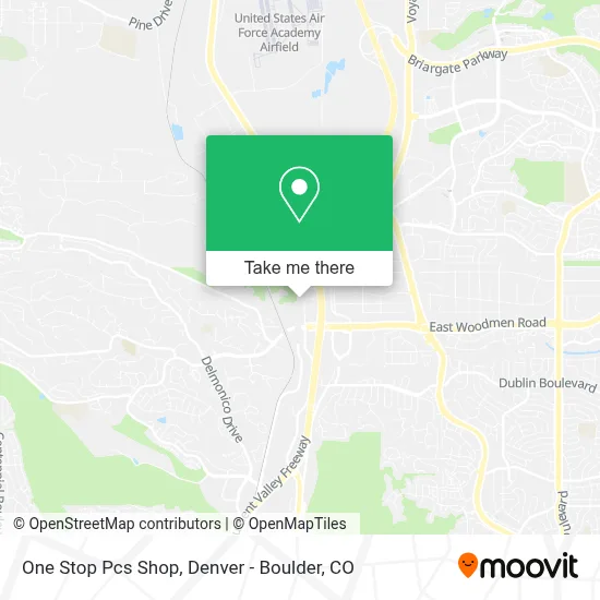 One Stop Pcs Shop map