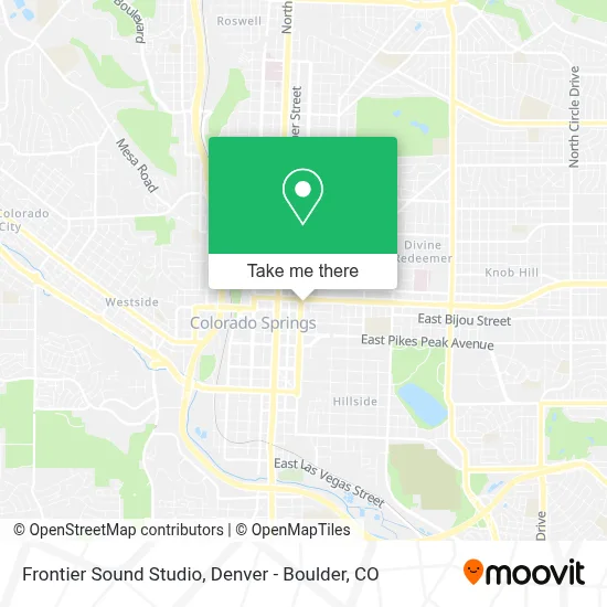 Frontier Sound Studio map