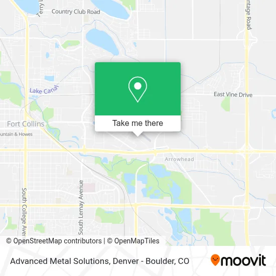Advanced Metal Solutions map