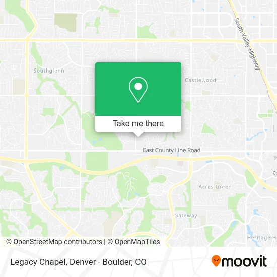 Legacy Chapel map