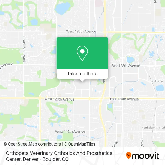 Orthopets Veterinary Orthotics And Prosthetics Center map
