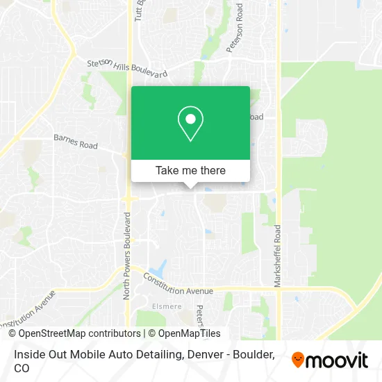 Inside Out Mobile Auto Detailing map