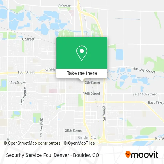 Security Service Fcu map