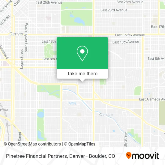 Pinetree Financial Partners map