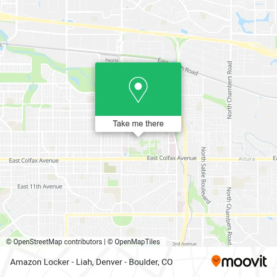 Amazon Locker - Liah map