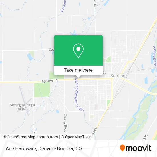 Ace Hardware map