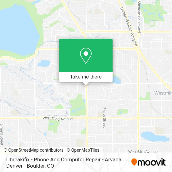 Ubreakifix - Phone And Computer Repair - Arvada map