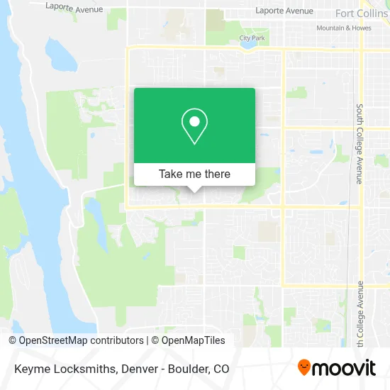 Keyme Locksmiths map