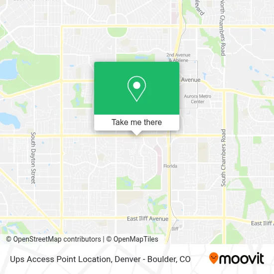 Ups Access Point Location map