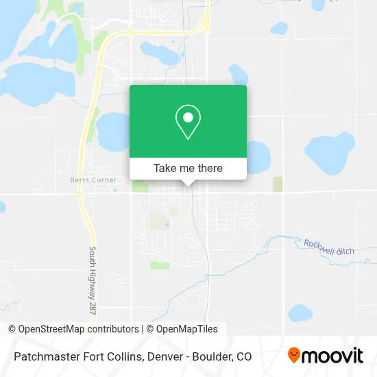 Patchmaster Fort Collins map