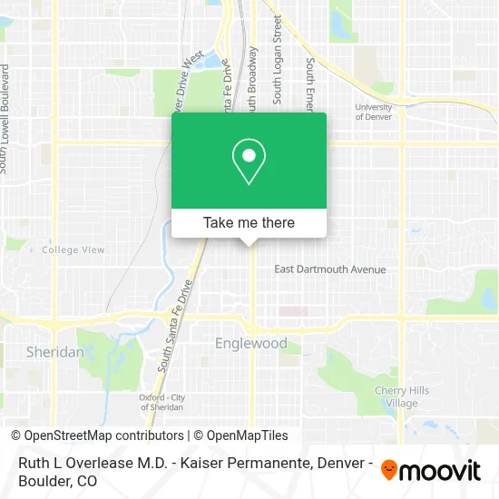 Ruth L Overlease M.D. - Kaiser Permanente map