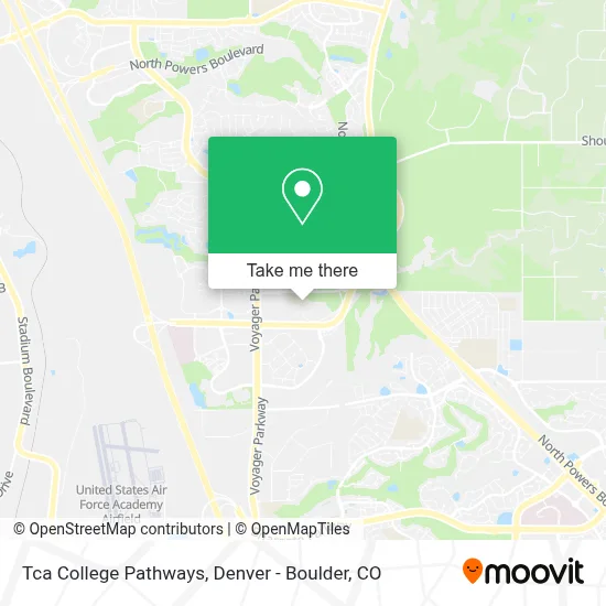Tca College Pathways map