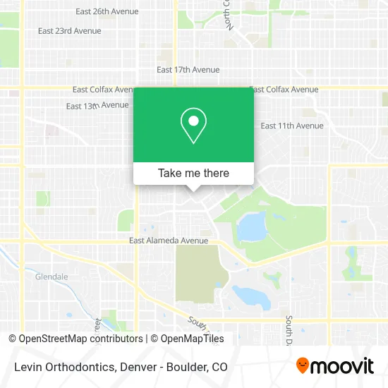 Levin Orthodontics map