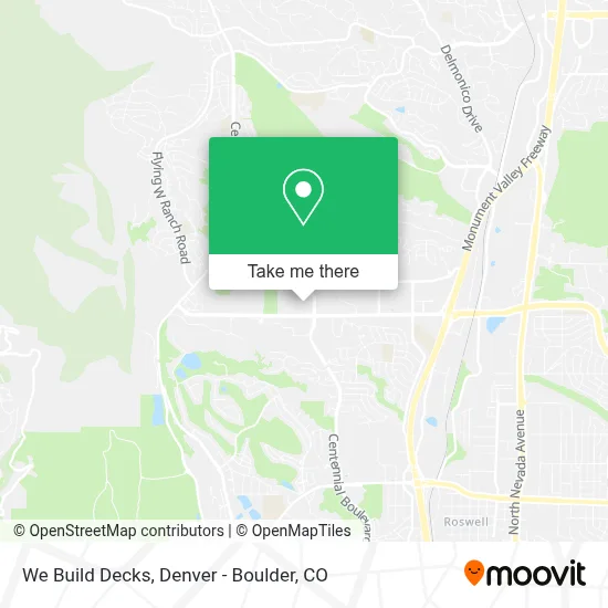 We Build Decks map
