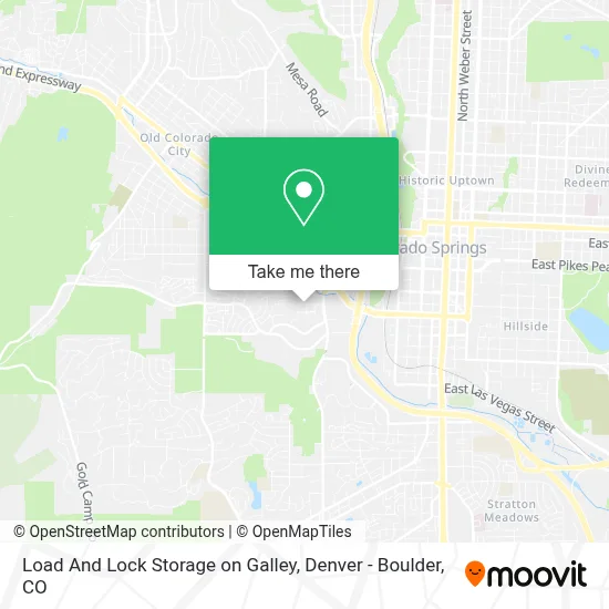 Load And Lock Storage on Galley map