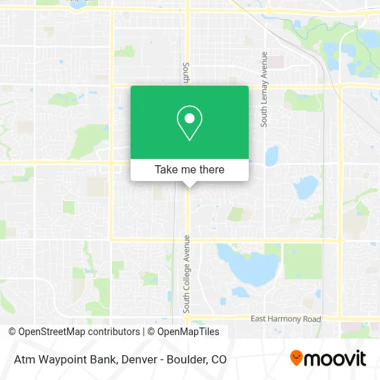 Atm Waypoint Bank map