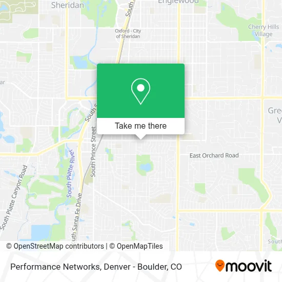 Performance Networks map