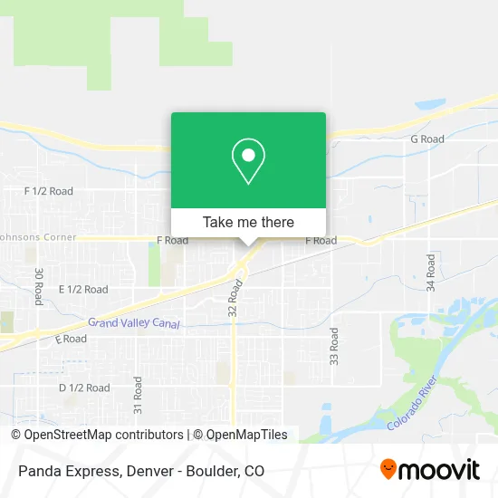 Panda Express map