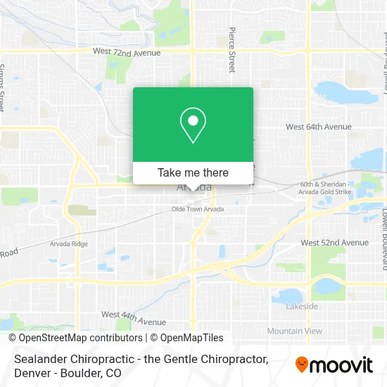 Sealander Chiropractic - the Gentle Chiropractor map