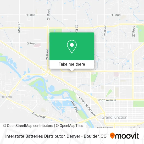 Interstate Batteries Distributor map