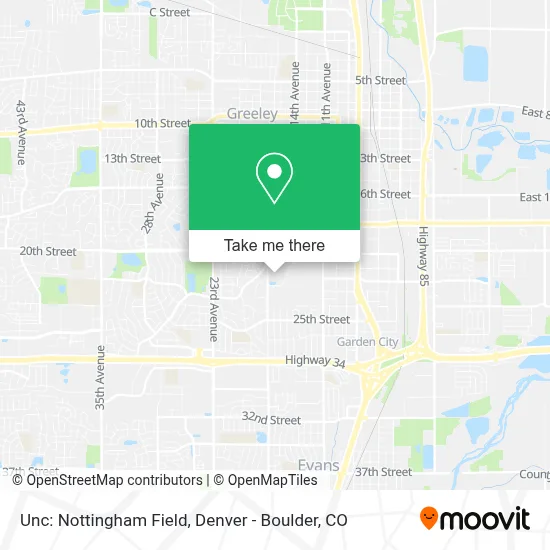 Unc: Nottingham Field map
