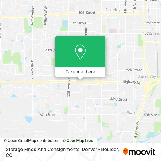Storage Finds And Consignments map