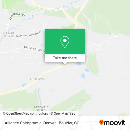 Alliance Chiropractic map