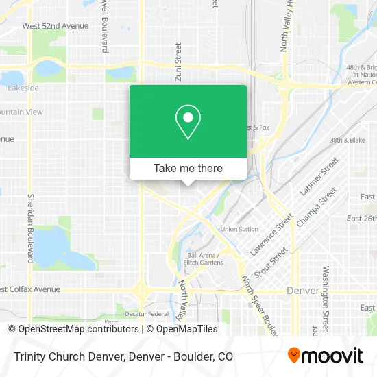 Trinity Church Denver map