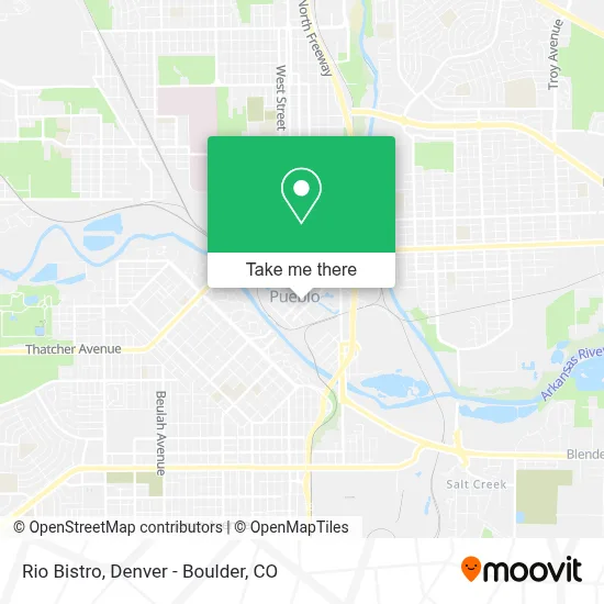 Rio Bistro map