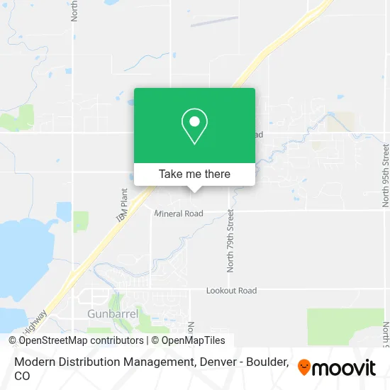 Modern Distribution Management map