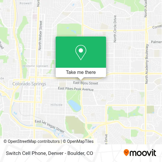Switch Cell Phone map