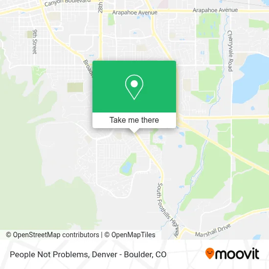 People Not Problems map